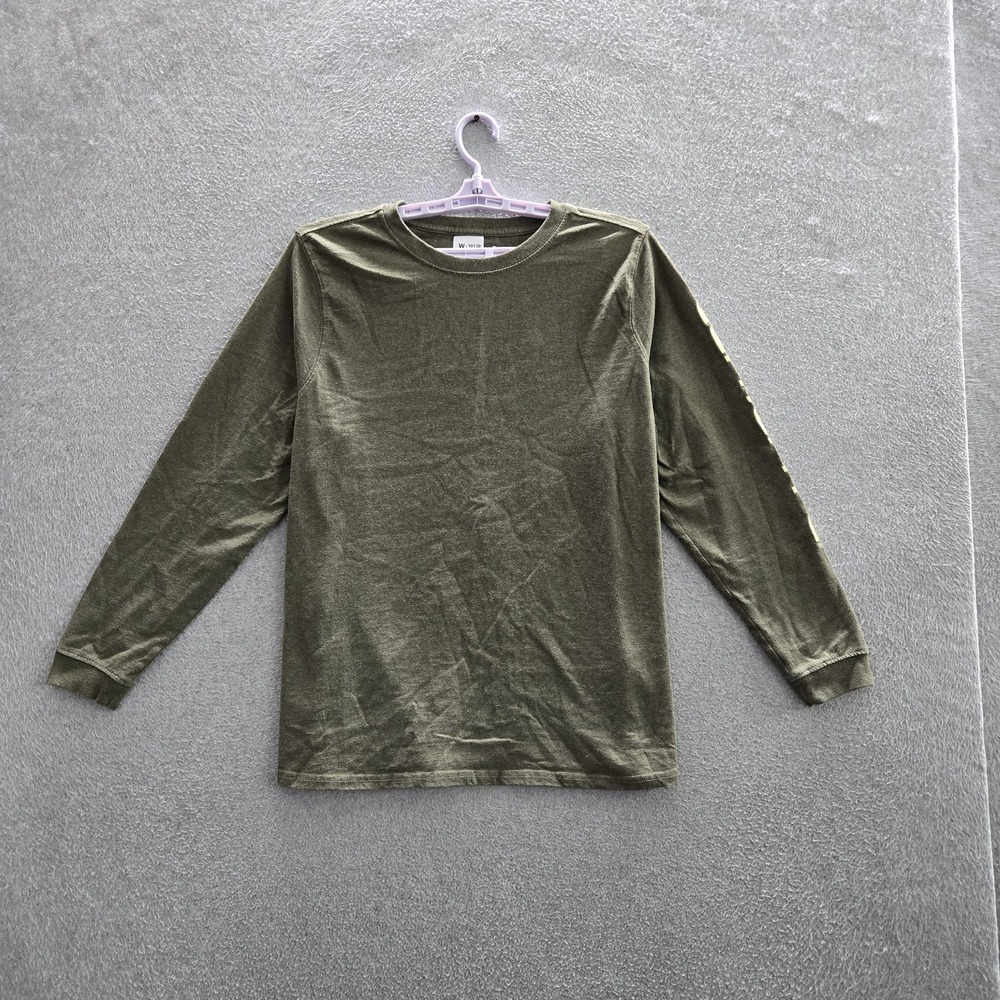 Carhartt Women Shirt‎ 1X (16W-18W) Green Crew Neck Pullover Long Sleeve